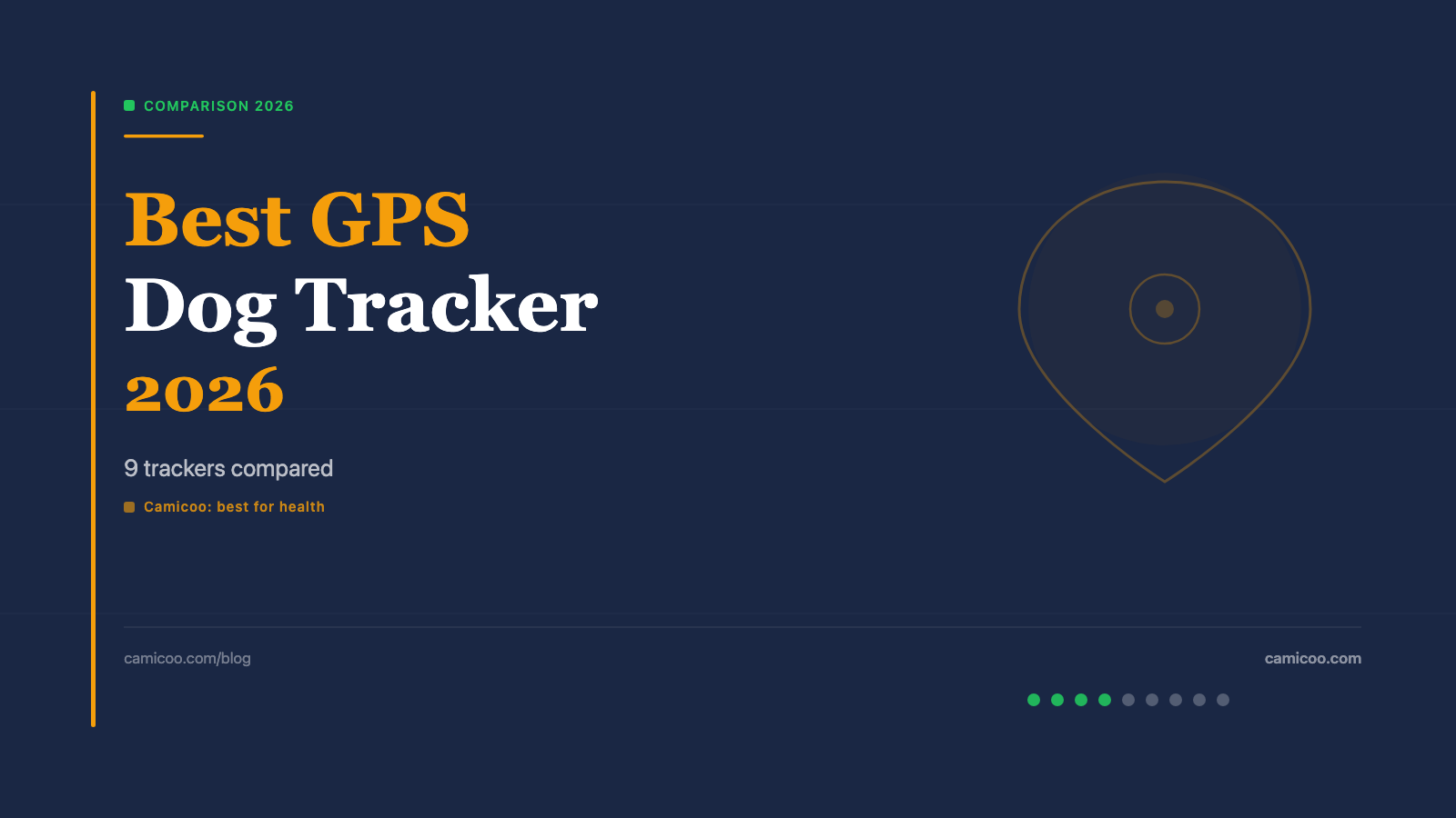 Camicoo GPS tracker comparison 2026 — 9 products tested