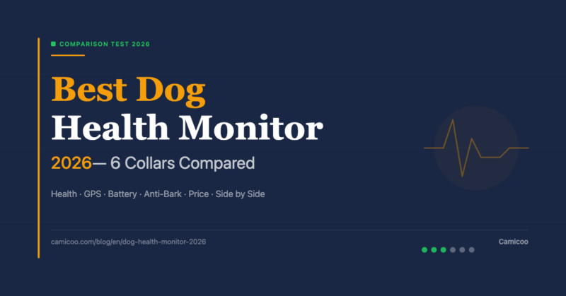 Camicoo health monitor comparison 2026 — 6 collars tested