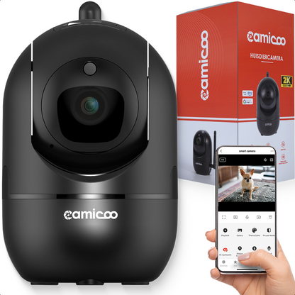 Camicoo® - Huisdiercamera - Zwart